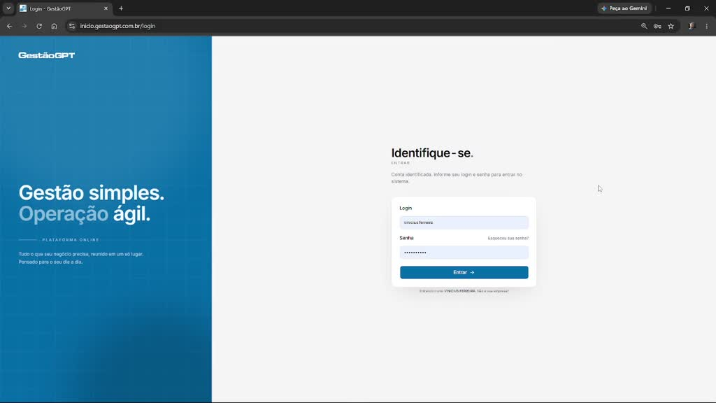 GestãoGPT | Entrada de Compras via arquivo XML
