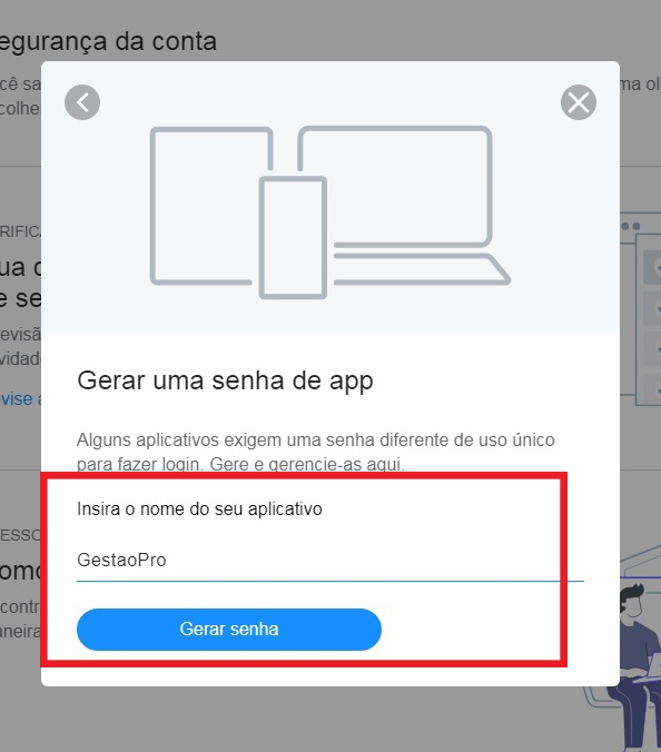 Como configurar senha do yahoo para enviar e-mail externo pelo ER