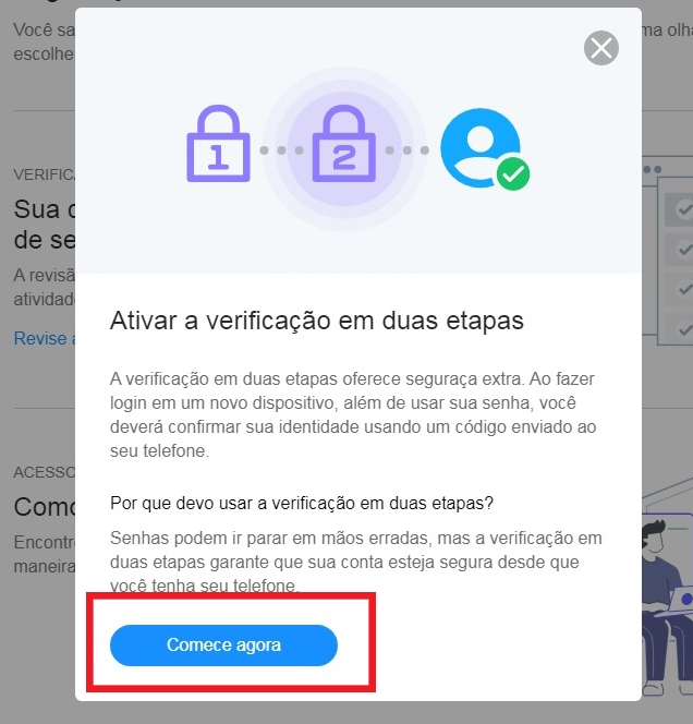 Configurar senha do yahoo para aplicativo externo