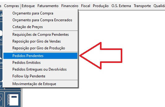 Como gerenciar a Recepção Pedidos de Compra (ENT) (1)
