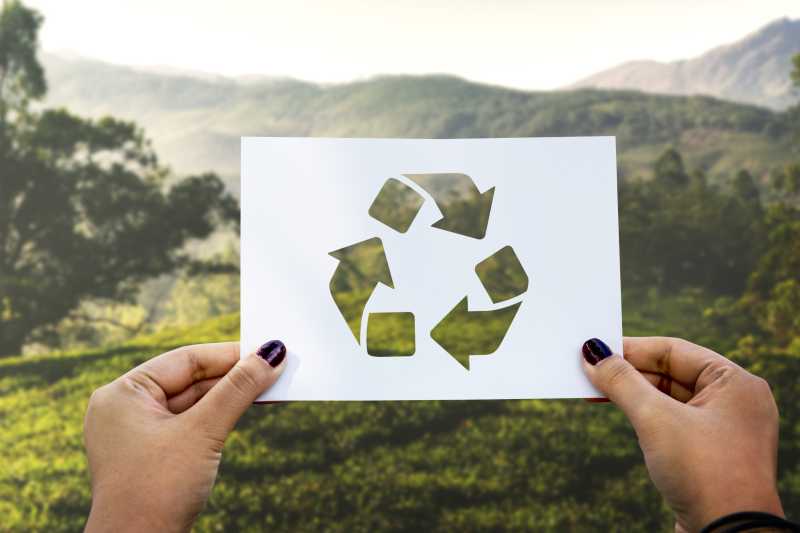 Imagem Ilustrativa - Símbolo da reciclagem