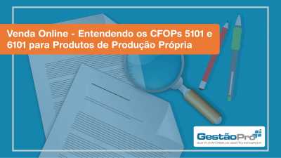 Venda Online - Entendendo os CFOPs 5101 e 6101 para Produtos de Produção Própria